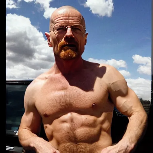 Image similar to walter white as gigachad