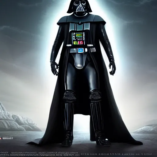 Prompt: Amitabh Bachchan as Darth Vader, 8k, highly realistic, hyper detailed, unreal engine 5, IMAX quality, realistic, cinematic, epic lighting