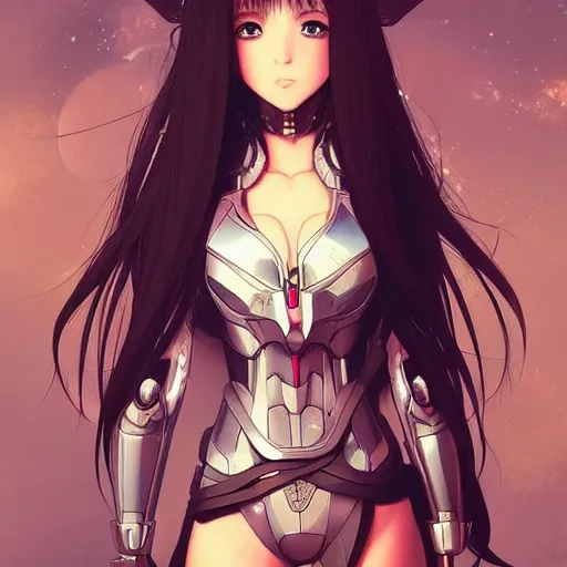 Image similar to “ anime, full body,, gundam pilot pretty girl, highly intricate detailed, light and shadow effects, intricate, highly detailed, digital painting, art station, concept art, smooth, sharp focus, illustration, advanced digital anime art, art by artgerm and greg rutkowski and alphonse mucha and william - adolphe bouguereau ”