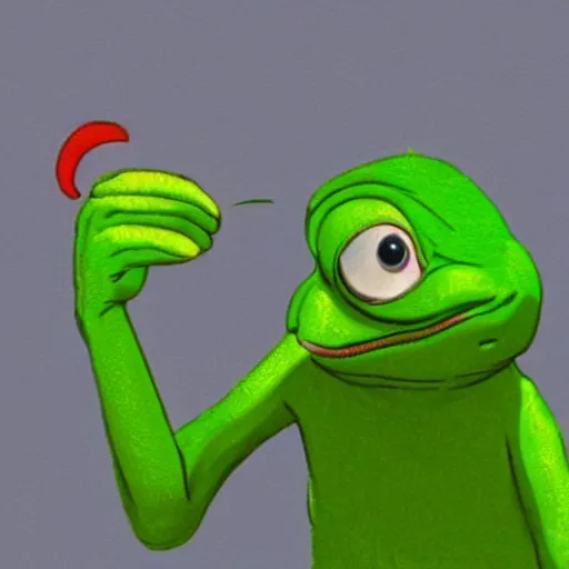 Prompt: happy pepe talking to each other