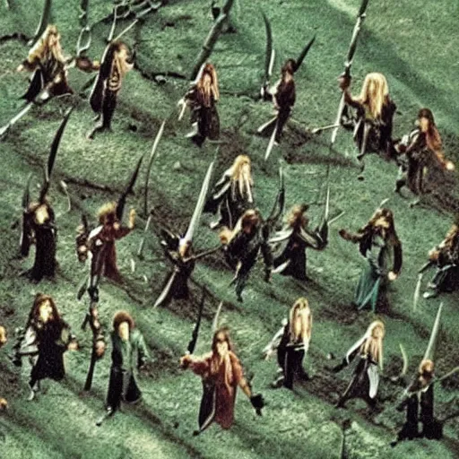 Prompt: they're taking the Hobbits to Isengard, to Isengard!