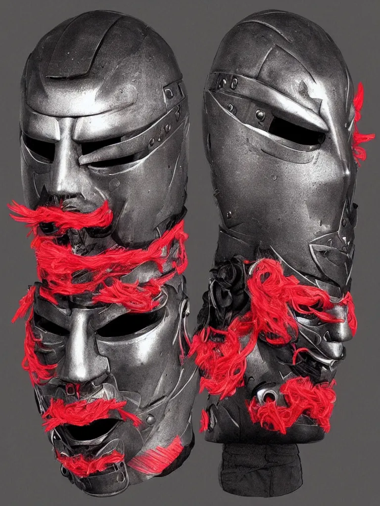 Image similar to cyberpunk samurai mask