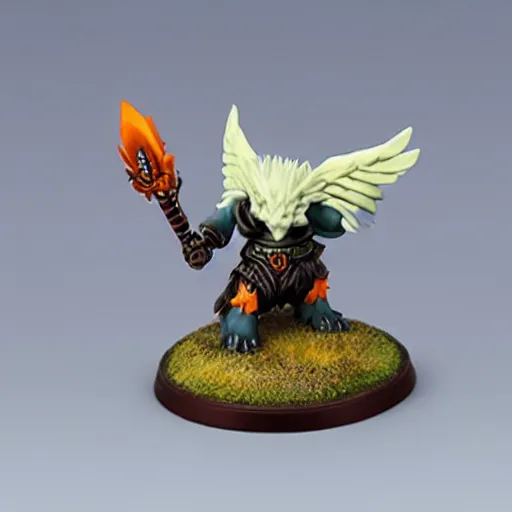 Prompt: primal kkyogre as warhammer tabletop figurine