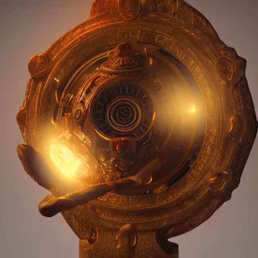 Image similar to magical artifact, octane render, intricate, artstation, dramatic lighting