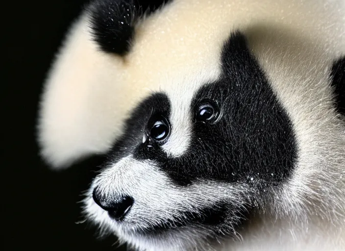 Image similar to microscopic panda found in microscope