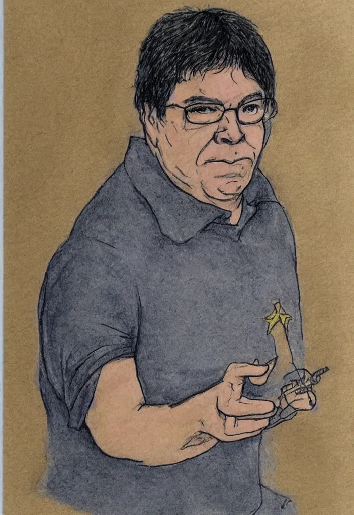 Prompt: Yann LeCun drawn on the Rider–Waite tarot.