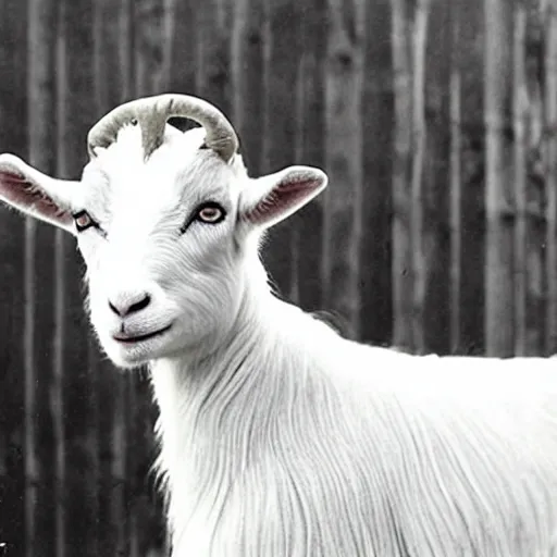 Image similar to dolly parton as a goat