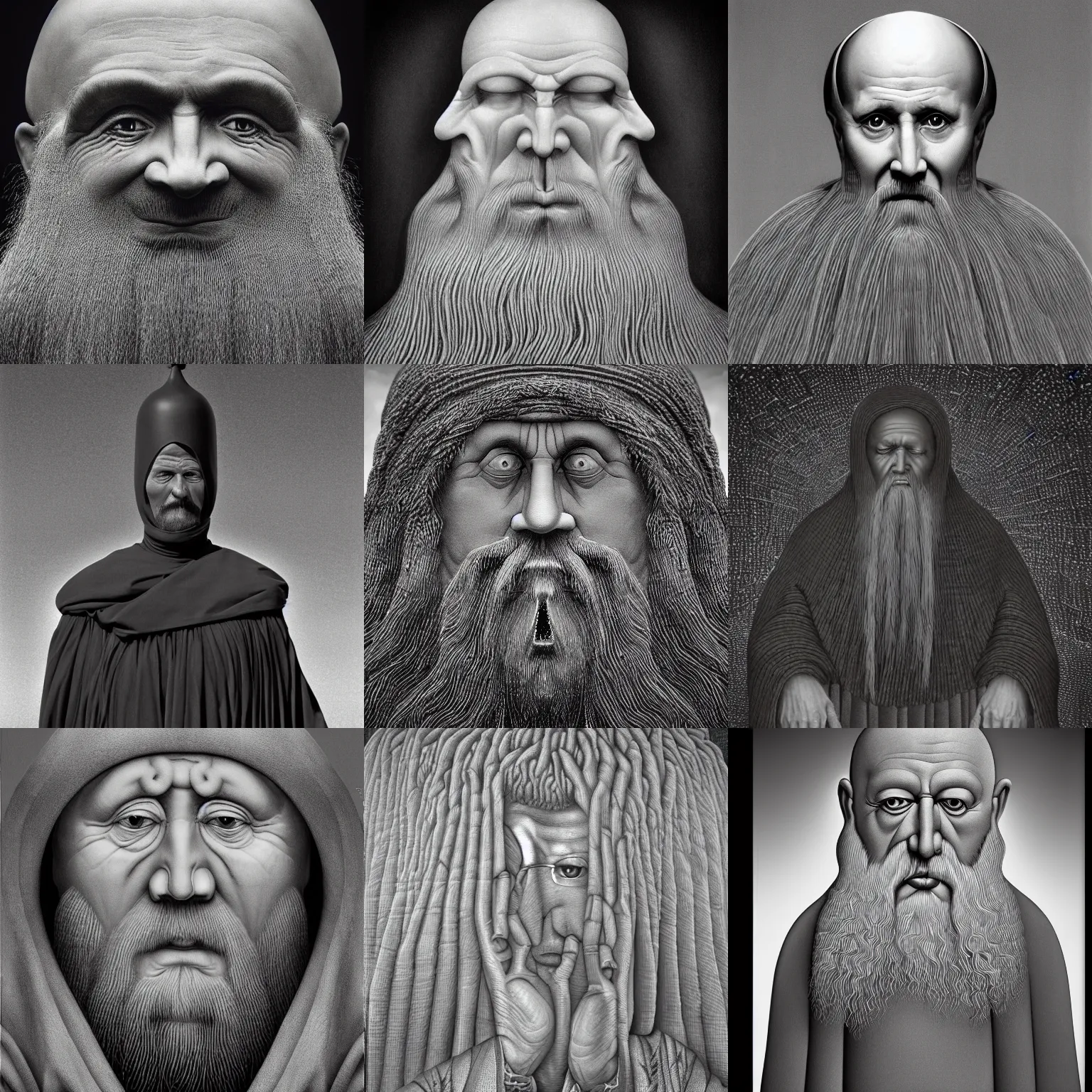 Prompt: high quality high detail photo of orthodox monk russian by misha gordin