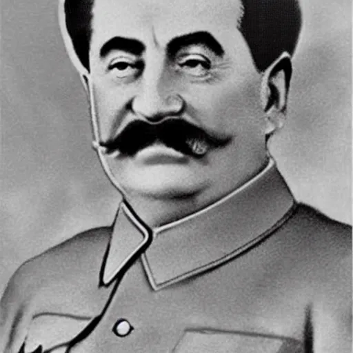 Image similar to stalin in arabic clothes