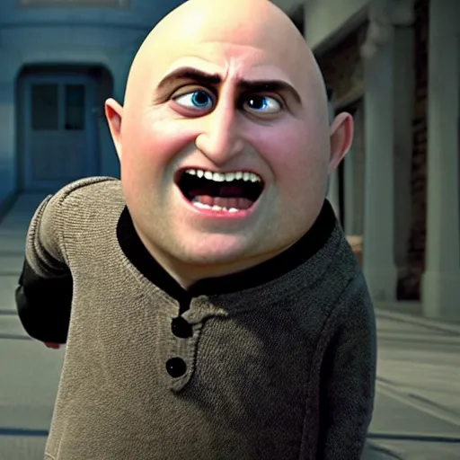 Image similar to live action gru movie