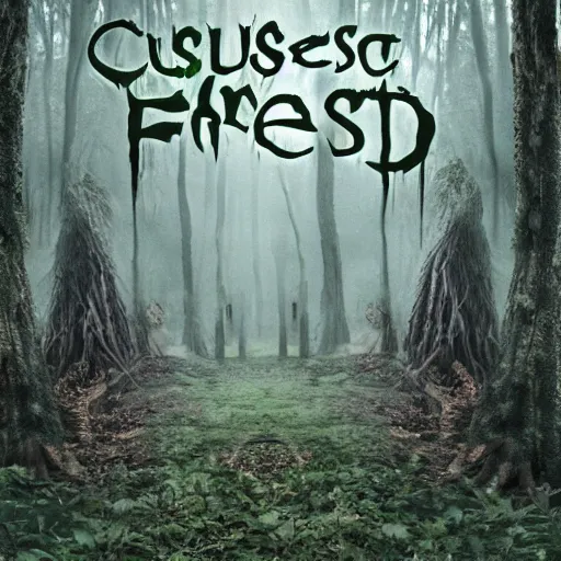 Prompt: cursed forest