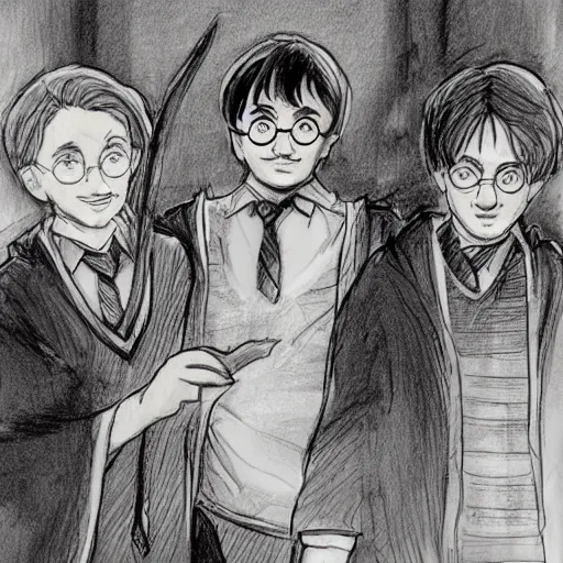 Prompt: harry potter sketch