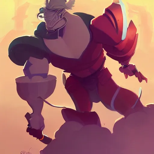 Prompt: onion knight by greg tocchini, by james gilleard high quality, cartoon, digital painting, by don bluth and ross tran