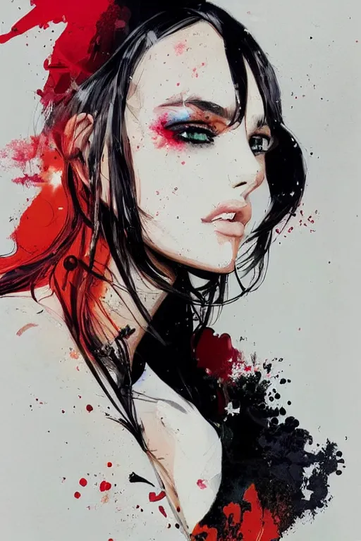 Image similar to a ultradetailed beautiful painting of a stylish woman wearing streetwear, by conrad roset, greg rutkowski and makoto shinkai trending on artstation