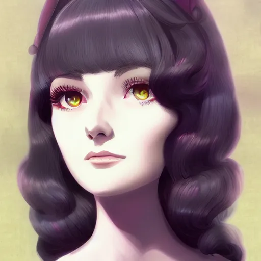 Prompt: portrait of vivien leigh, 4k, anime key visual, artstation, kuvshinov ilya