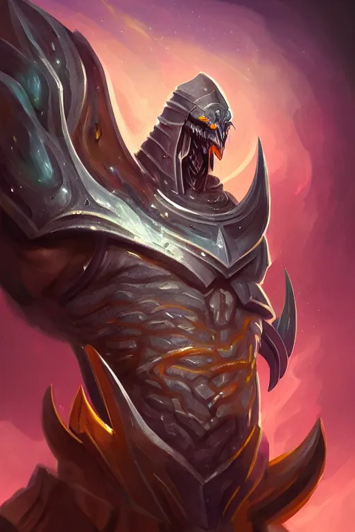 painted portrait of mordekaiser, divine god, entity, | Stable Diffusion ...