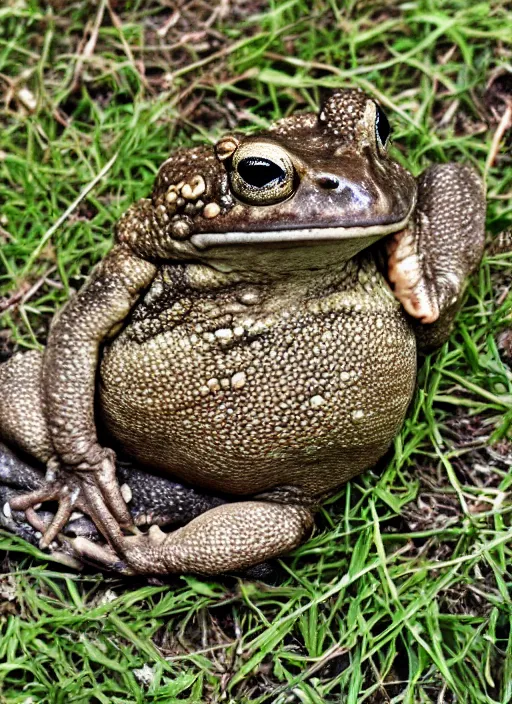 Prompt: Toad in chill