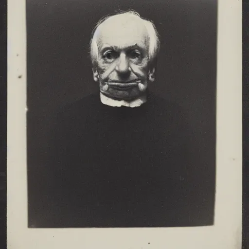 Image similar to close up portrait of a poilceman photo by Diane Arbus and Louis Daguerre