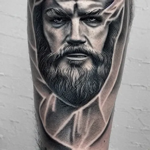 Tattoo uploaded by Benjamin Hinchliffe • ZEUS. Thanks Tom. #inkjecta  #flitev2 #ronmeyersgreywash #oneinkseven #electrumstencilproducts  #blackandgrey #blackandgreytattoo #realism #perth #australia #zeus •  Tattoodo