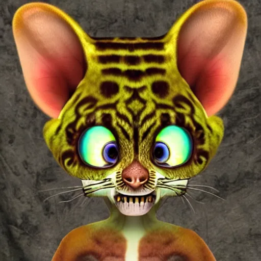 Prompt: Margay Alien