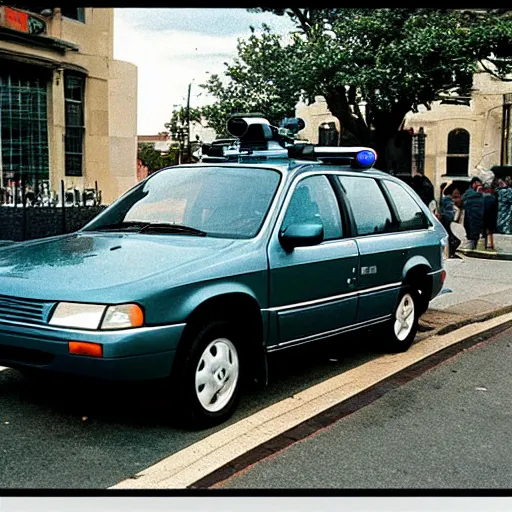 Image similar to google street view car ( 1 9 9 7 )