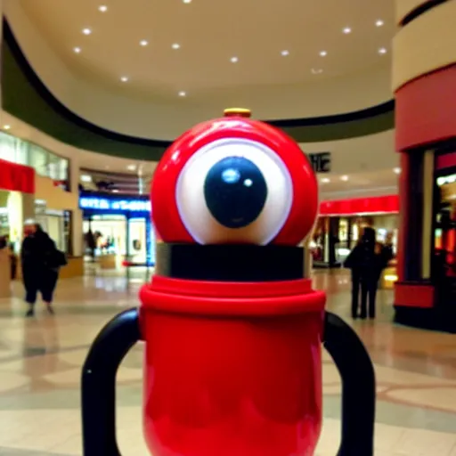 Image similar to Tom Servo at the mall