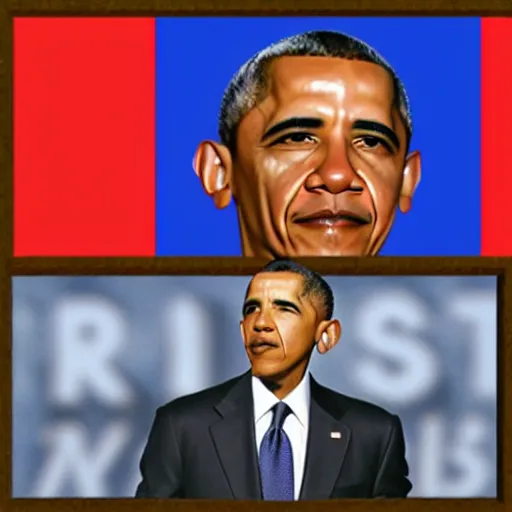 Image similar to barack obama holding the bi flag