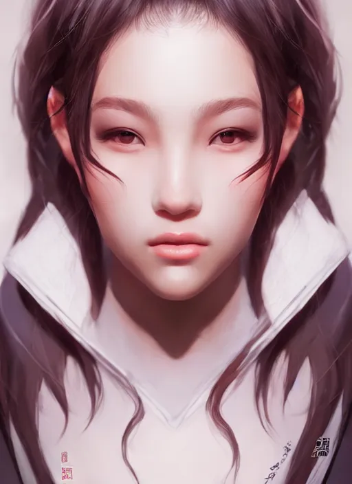 Prompt: beautiful portrait, beautiful girl, tranding by artstation, by chen wang, character artist, 8 1 5, mature content