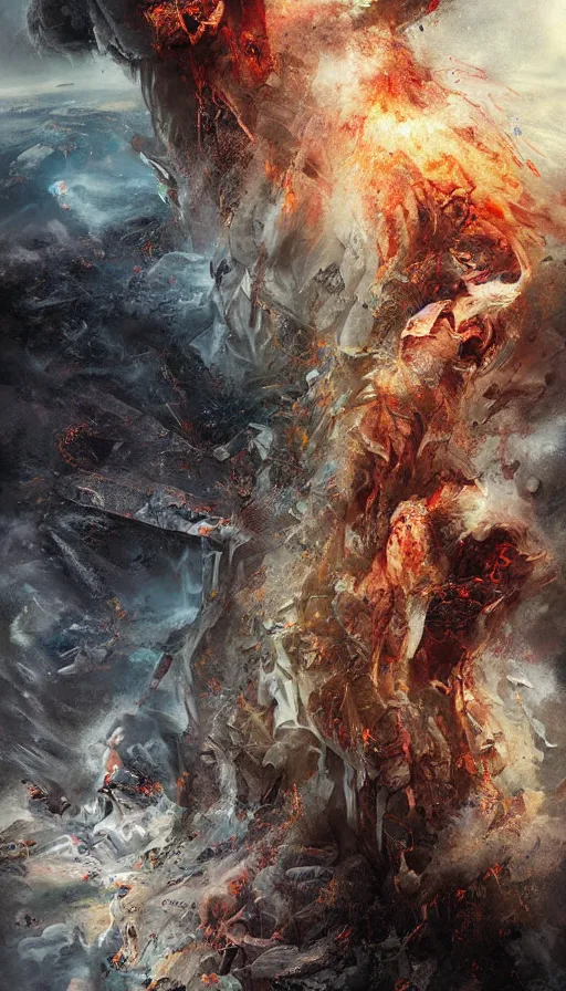 Prompt: the end of the world, by sam spratt