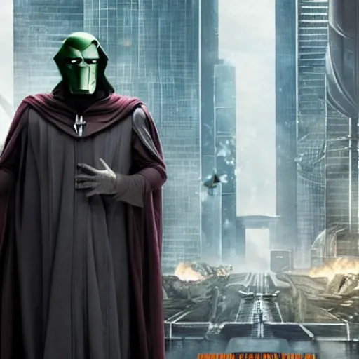 Image similar to Jon Hamm as Doctor Doom in the new Fantastic Four movie