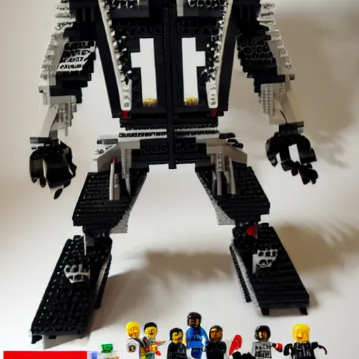 Image similar to lego terminator,