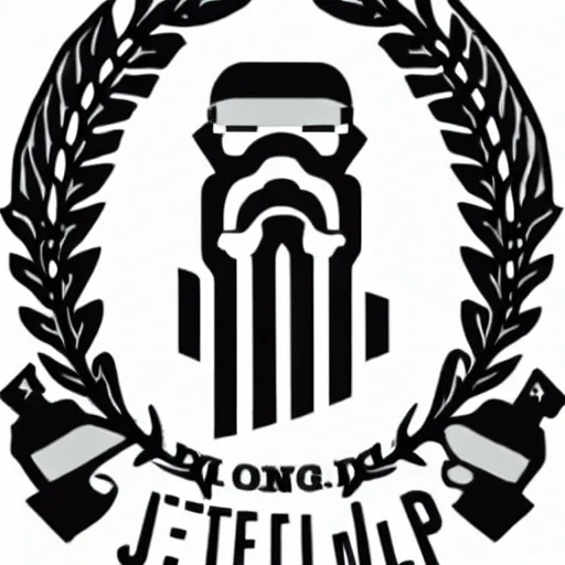 Prompt: logo of the jeff gang