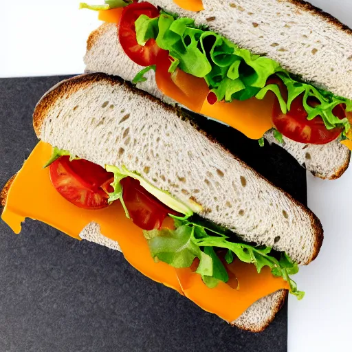 Image similar to sandwich of led lights with seitan and cheddar, studio photo, amazing light