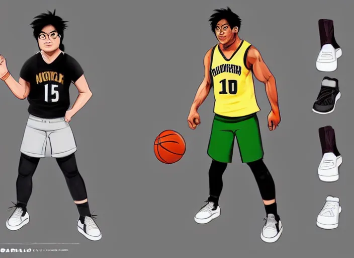 Prompt: basketball sneakers concept of amadeus cho, trending on artstation, smooth, sharp focus