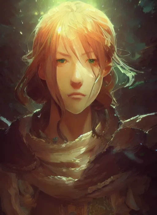 Prompt: a portrait of the emerald herald, intricate, tone mapped, ambient lighting, highly detailed, digital painting, concept art, sharp focus, by makoto shinkai and akihiko yoshida and hidari and wlop