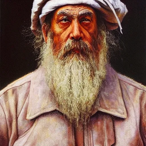 Image similar to painting of sailor hobo hyperrealism vasily vereshchagin