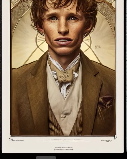 Prompt: amazing lifelike award winning pencil illustration of Eddie Redmayne trending on art station artgerm Greg rutkowski alphonse mucha j.c. Leyendecker cinematic