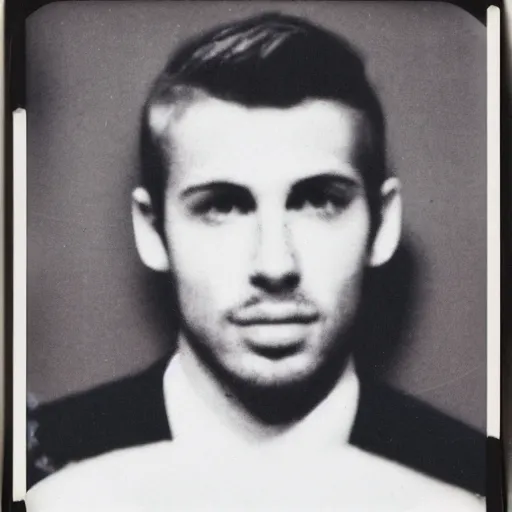 Prompt: polaroid image of an attractive man