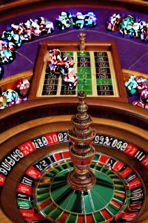 Prompt: casino in hogwarts, high details, best composition, harry potter, 4 k