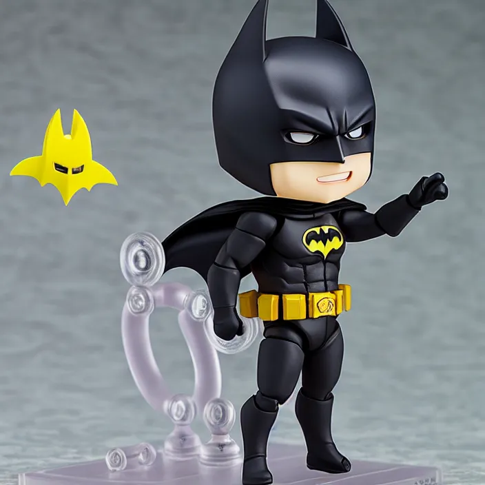 Image similar to An anime Nendoroid of Batman, figurine, detailed product photo