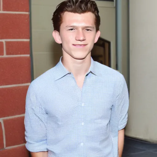 Image similar to Tom Holland at Chapman University