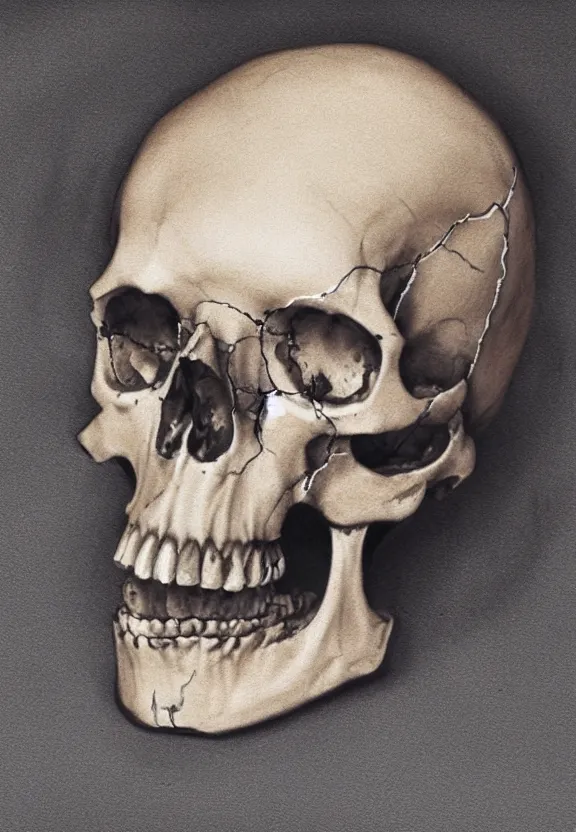 Image similar to human skull