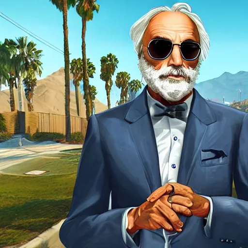 Image similar to tommy chong gta 5 cover art