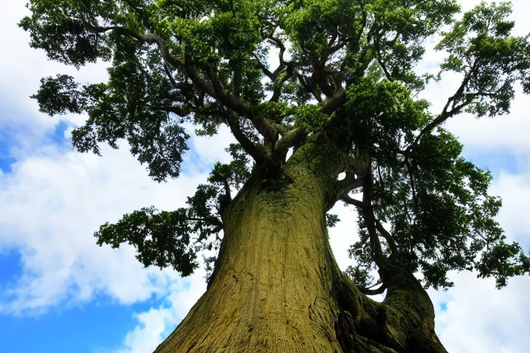 Image similar to a huge tree reaching the clouds