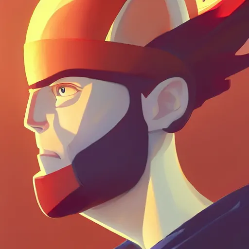 Image similar to face icon stylized minimalist space dandy, loftis, cory behance hd by jesper ejsing, by rhads, makoto shinkai and lois van baarle, ilya kuvshinov, rossdraws global illumination