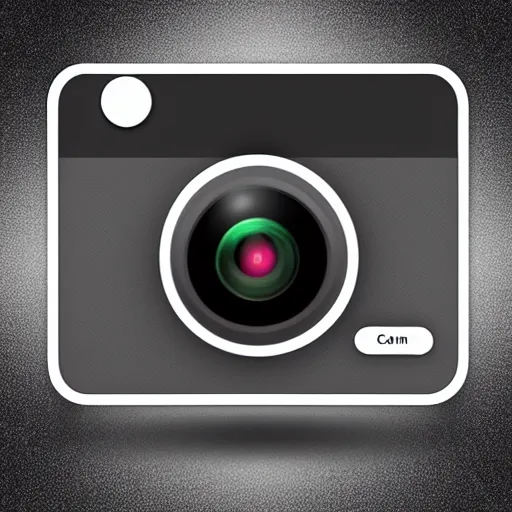 Prompt: app icon for camera exercise app