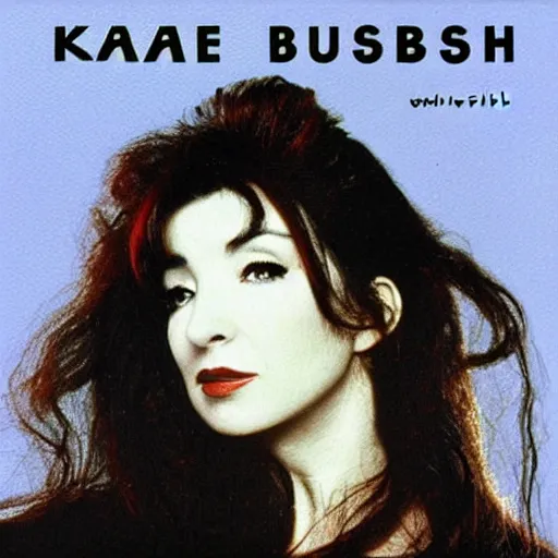 Image similar to kate bush, japanese album cover