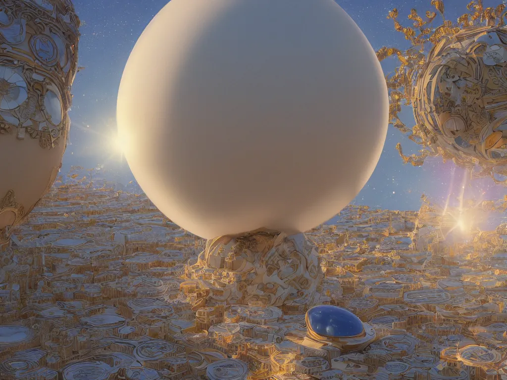 Image similar to 3 d render, sunlight study, the universe is a spheroid region 7 0 5 meters in diameter, art nouveau, by ambrosius bosschaert and ( ( ( ( ( lisa frank ) ) ) ) ), 8 k, sharp focus, octane render