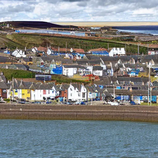 Prompt: maryport town photograph