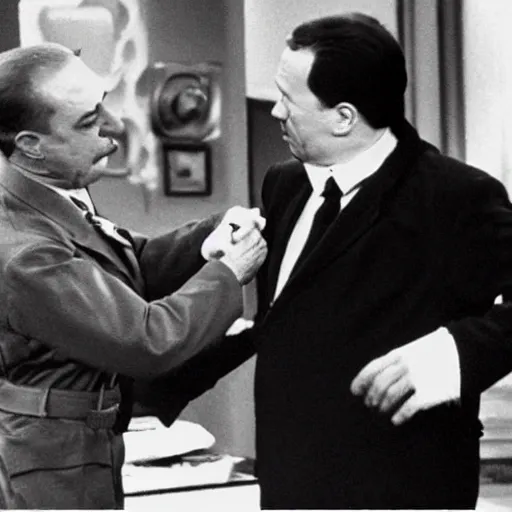 Prompt: hitler in seinfeld sitcom